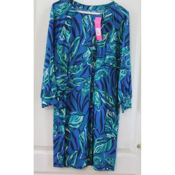 NWT Lilly Pulitzer Elianna Long Sleeve Cotton Dress Size Small - Picture 1 of 7